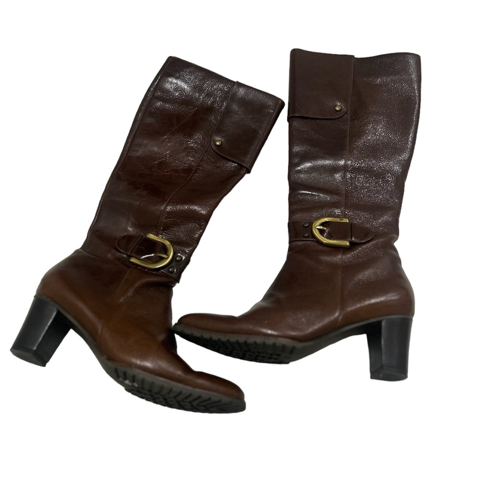 Woman authentic leather boots size 7